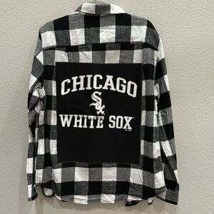 Chicago White Sox Flannel Shirt Large